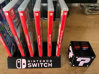Stand para cajas de juegos