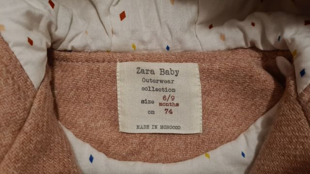 Cappotto neonata Zara