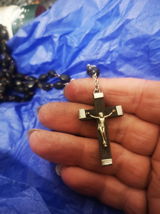 2 rosarios plata antiguos