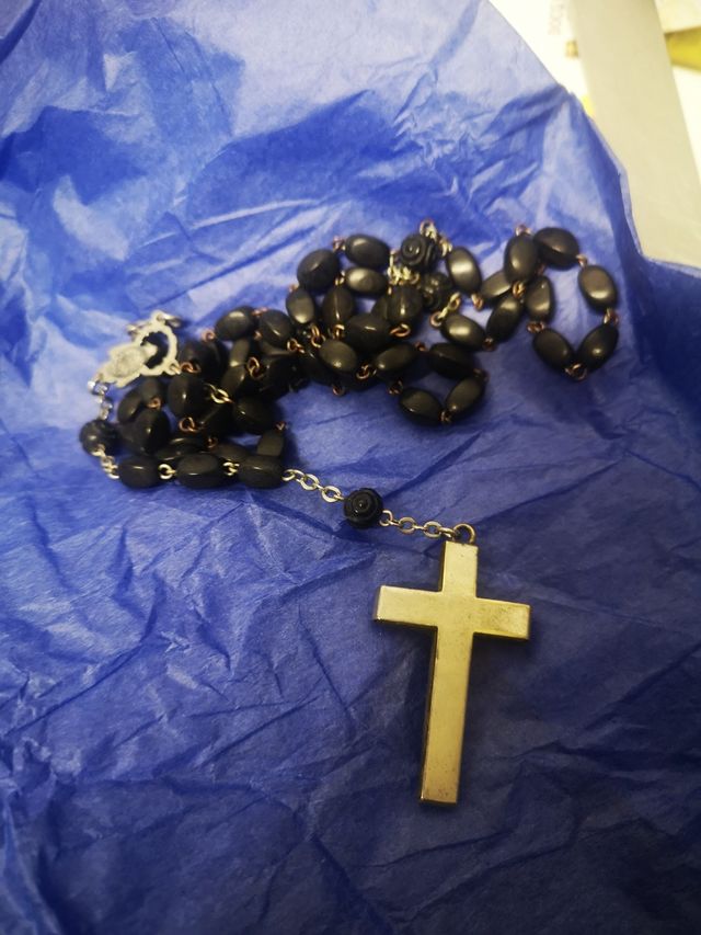 2 rosarios plata antiguos