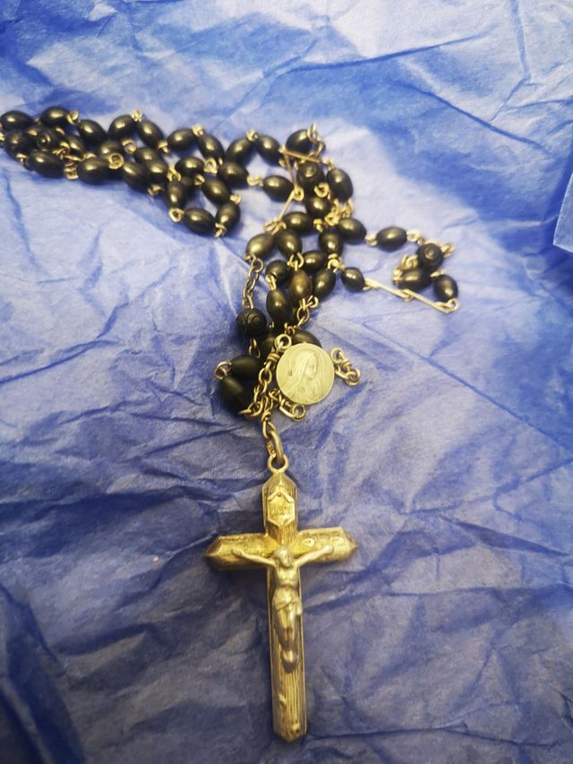 2 rosarios plata antiguos