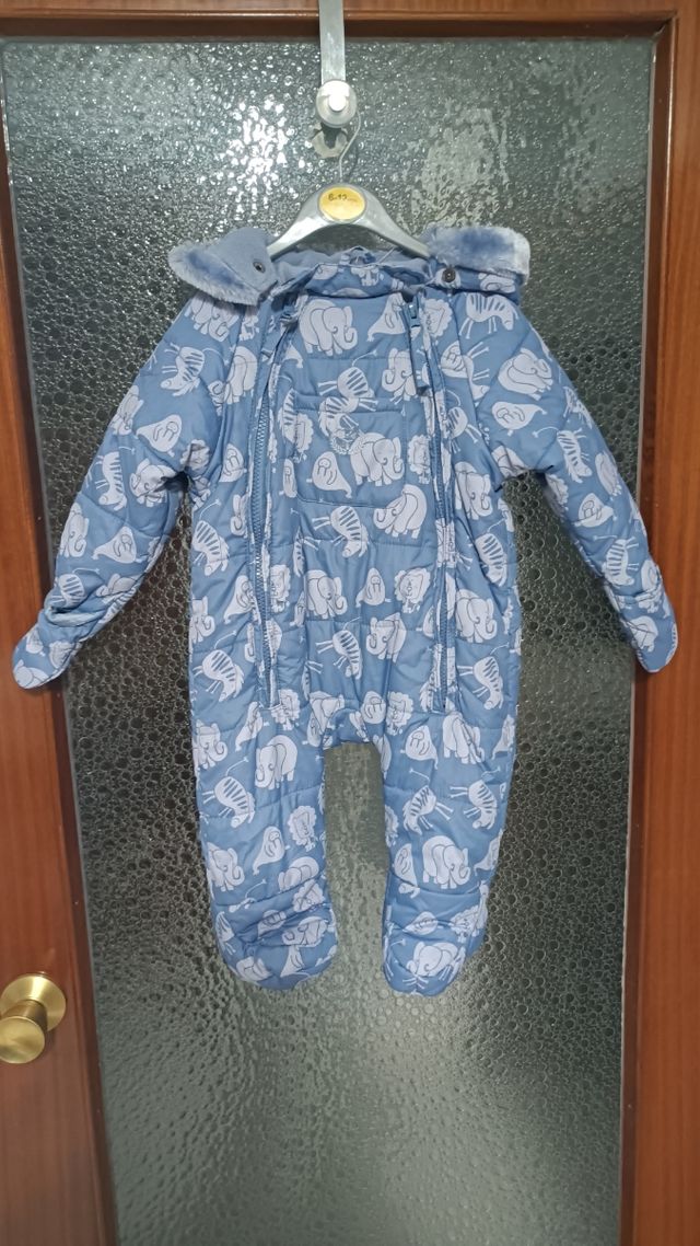 Mono invierno bebé 6-9 meses