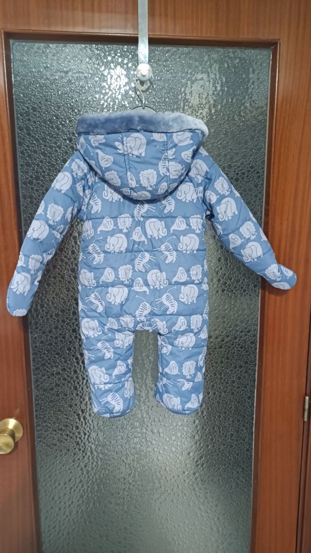 Mono invierno bebé 6-9 meses