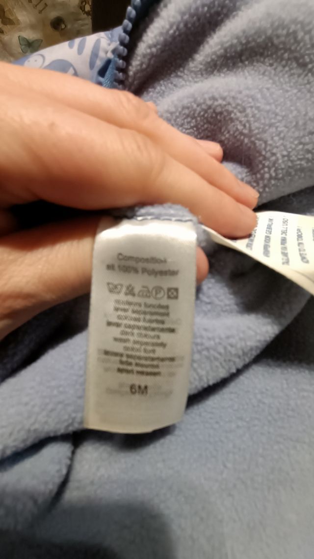 Mono invierno bebé 6-9 meses