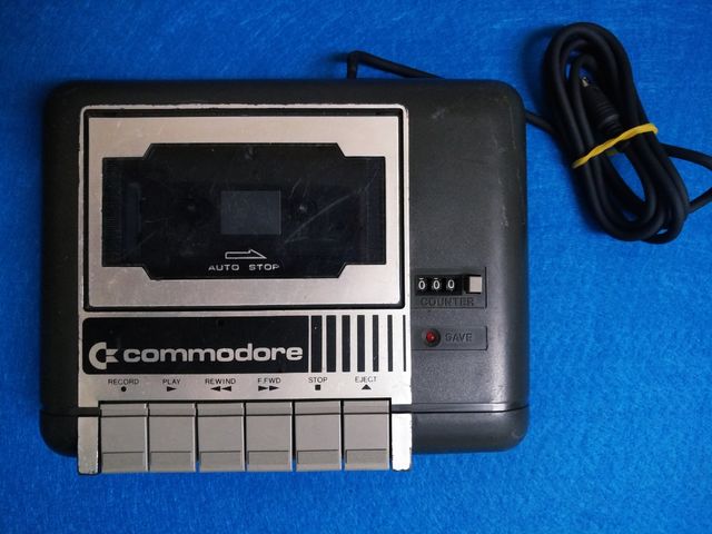 Commodore Datassette 1531 Negro