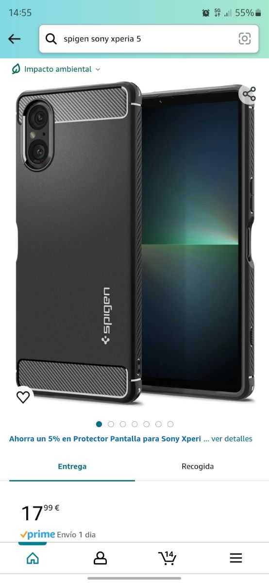 funda Spigen for Sony Xperia 5 V