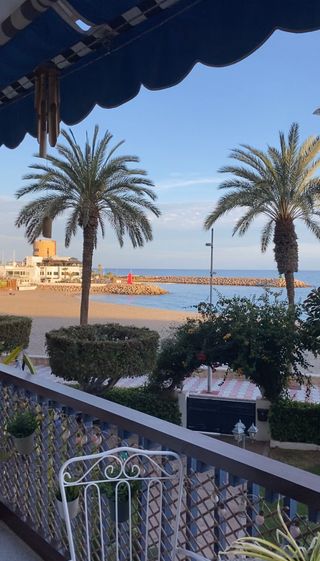 Apartamento en primera línea de playa.