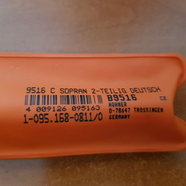 Flauta dulce soprano Hohner 9516