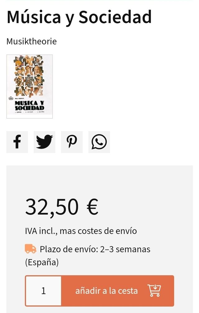 Libro: MÚSICA Y SOCIEDAD