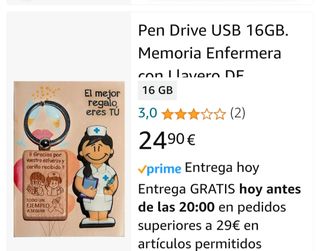 Pendrive Enfermera 32GB