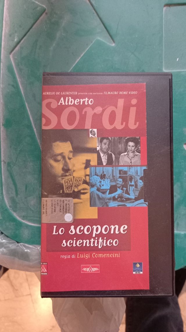 vhs lo scopone scientifico Alberto sordi usata