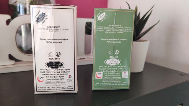 Perfumes choco musk y lord de al rehab el pack