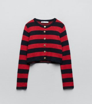 Jersey/chaqueta a rallas Zara