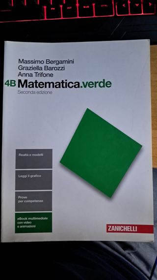 ZANICHELLI - Matematica verde (Volume 4A+Volume 4B