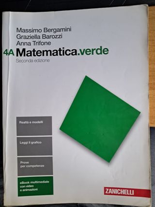 ZANICHELLI - Matematica verde (Volume 4A+Volume 4B