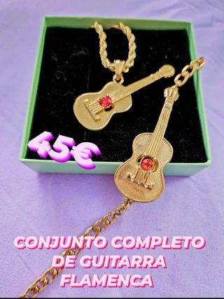 Conjunto de guitarra flamenca de golfi