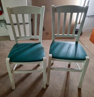 Sillas de madera