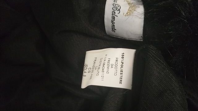 Mantella da donna LARGE Nero made in italy