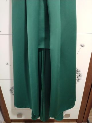 Vestido de novia  aire color verde