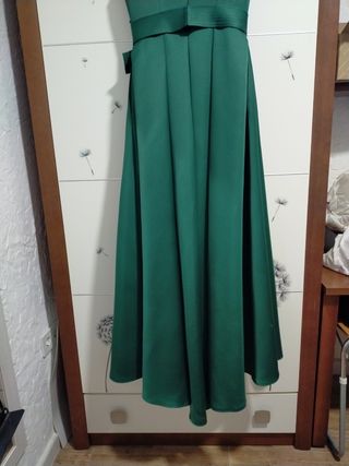Vestido de novia  aire color verde