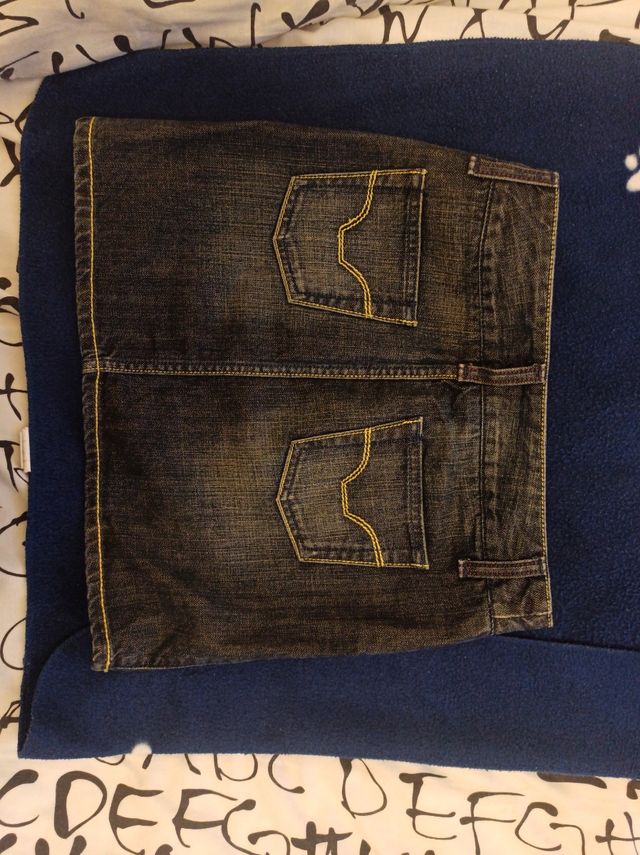Minigonna jeans taglia 38 Benetton 