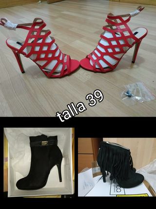 Zapatos nuevos diferentes tallas