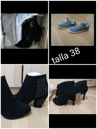 Zapatos nuevos diferentes tallas