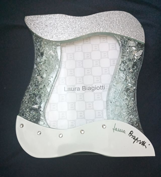 Cornice stand in vetro per foto 17 x 12 cm