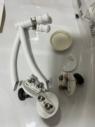 Puerta/hoja mampara semicircular 75x75 Decorban