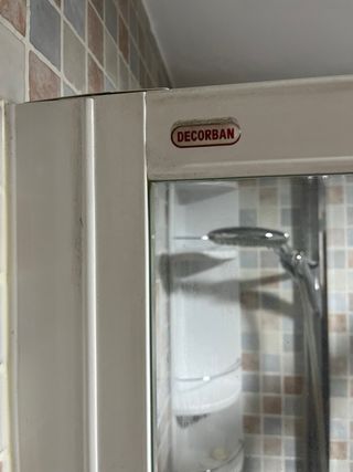 Puerta/hoja mampara semicircular 75x75 Decorban