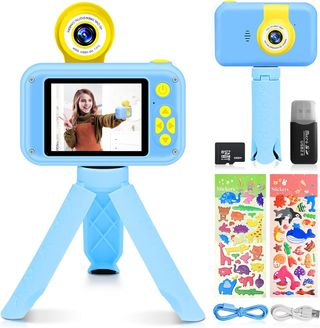 Cámara de fotos para Niños 1080 HD con tripode