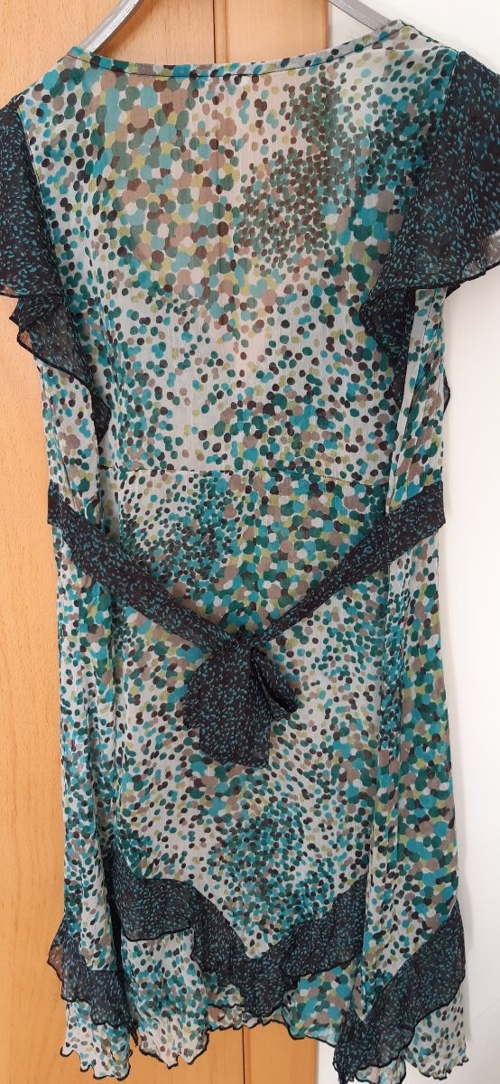 Vestido T.36 escote de pico de Laurene