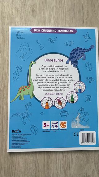 LIBRO COLOREAR DINOSAURIOS