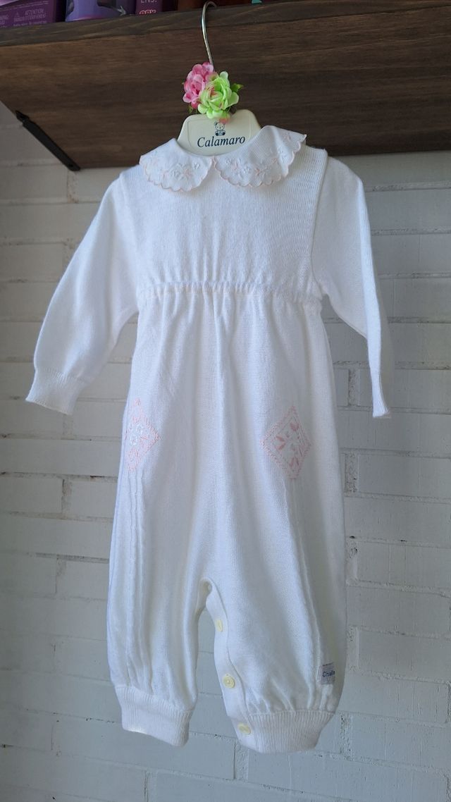 Pelele de punto talla 3 meses