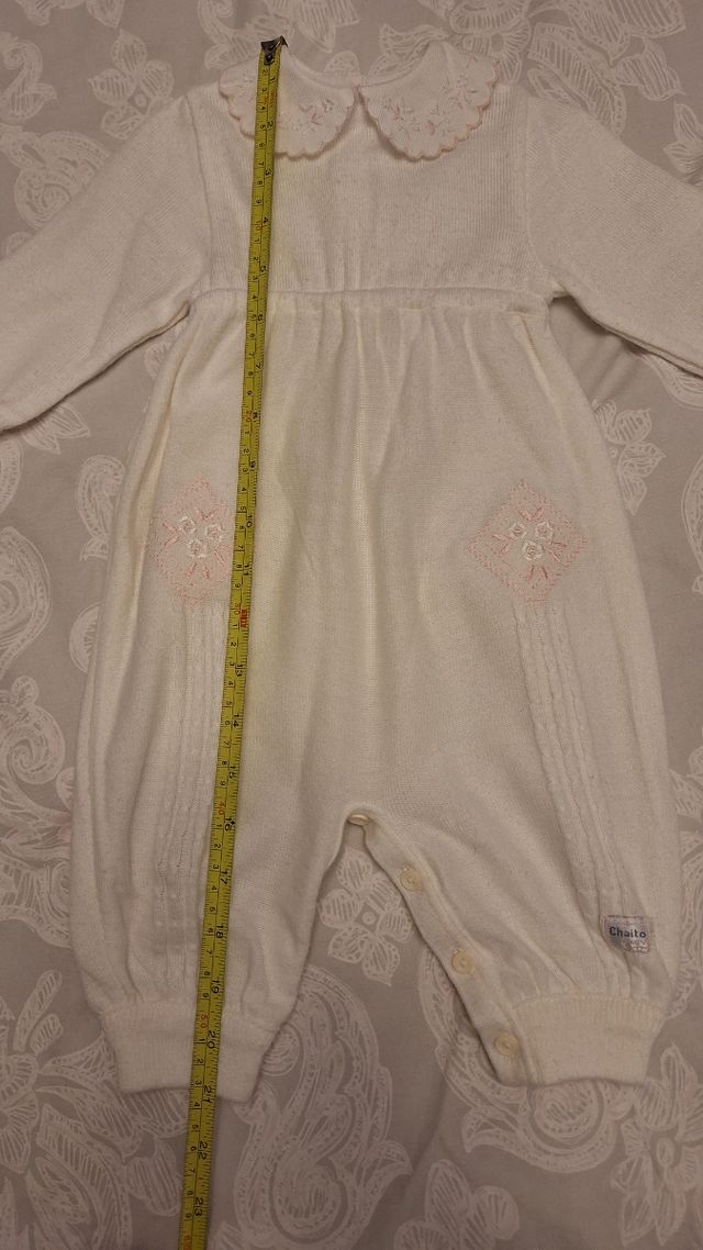 Pelele de punto talla 3 meses