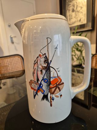 Jarra porcelana Cartuja Sevilla Pickman