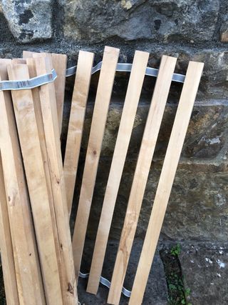 Somier de listones de madera. Nuevo