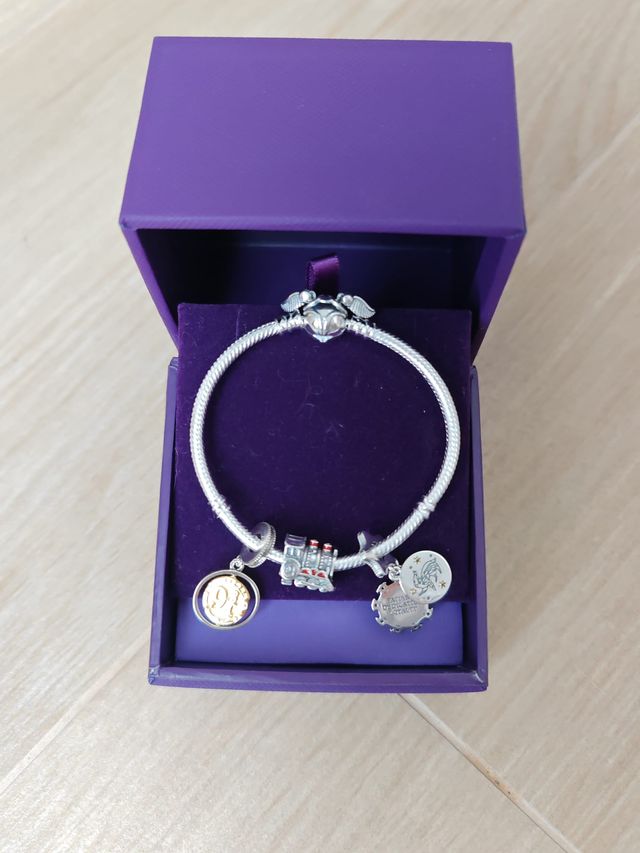 Pulsera Hufflepuff plata 925