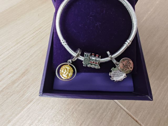 Pulsera Hufflepuff plata 925