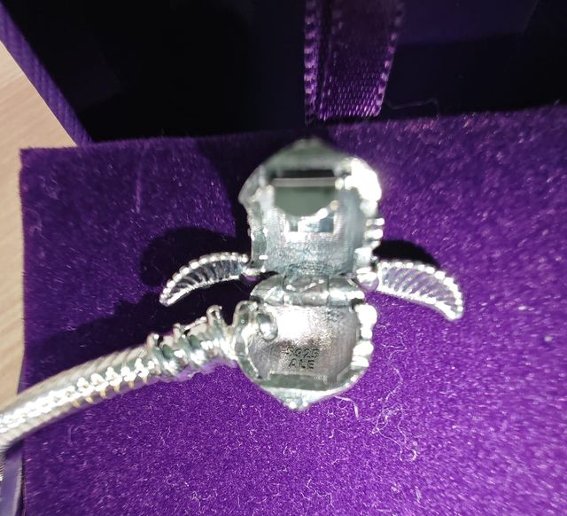 Pulsera Hufflepuff plata 925