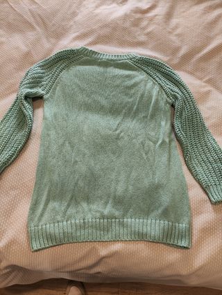 Jersey de punto aguamarina 