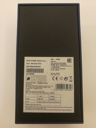 SCATOLA VUOTA OPPO FIND X2 LITE 5G USATA