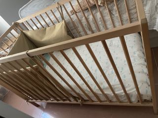 Cuna ikea singlar+ colchon 