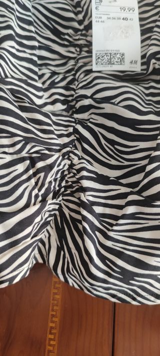Blusa HM de estampado cebra
