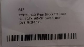 Amortiguador Rock Shock Sid Luxe Select 