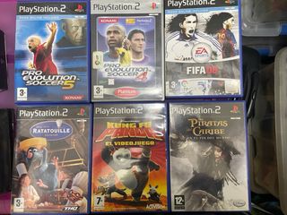 Lote 9 juegos ps2