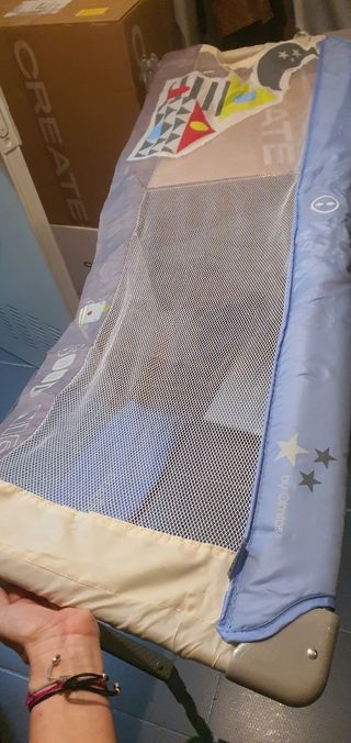 Barrera protectora cama bebe