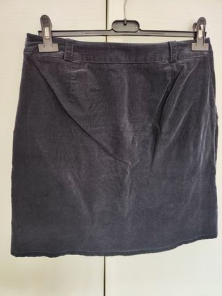 Gonna velluto blu Conbipel tg 42