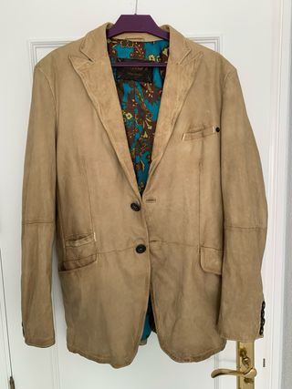 Chaqueta de piel Caramelo Jeans.