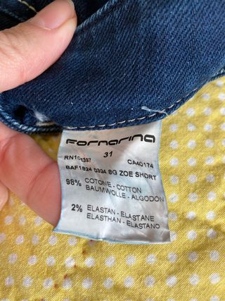 bermudas tejanas Fornarina